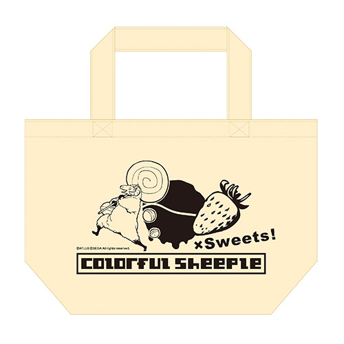 No.115Colorful Sheeple × Sweets！　ランチトートバッグ